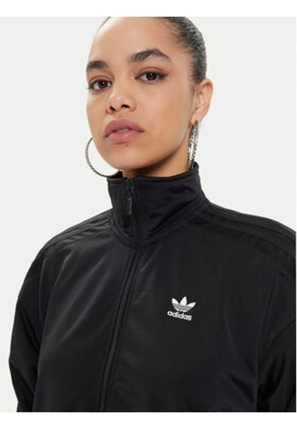 Adidas - adidas Bluza Always Original Laced HK5071 Czarny Relaxed Fit. Kolor: czarny. Materiał: syntetyk