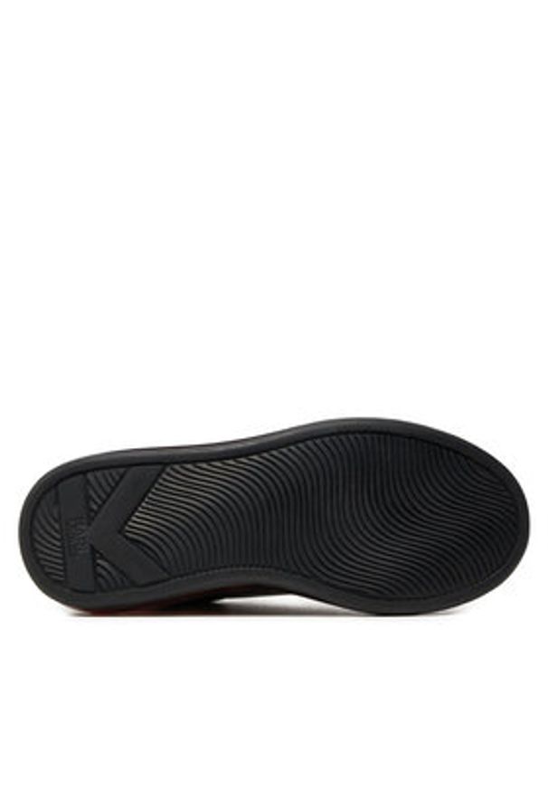 Karl Lagerfeld - KARL LAGERFELD Sneakersy KL62630N Czarny. Kolor: czarny. Materiał: skóra
