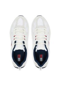 Tommy Jeans Sneakersy Tjm Runner EM0EM01581 Écru. Materiał: skóra #6
