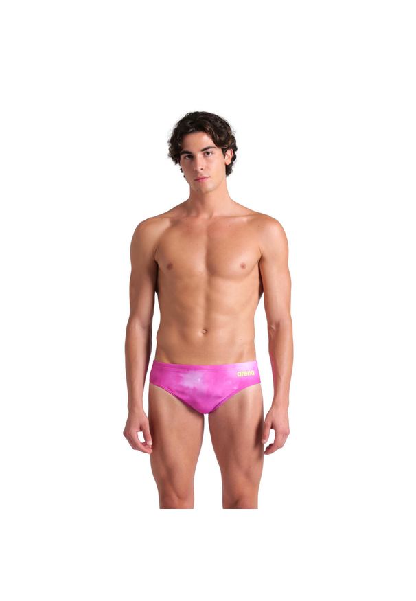 Kąpielówki Arena Swim Briefs Allover. Kolor: różowy