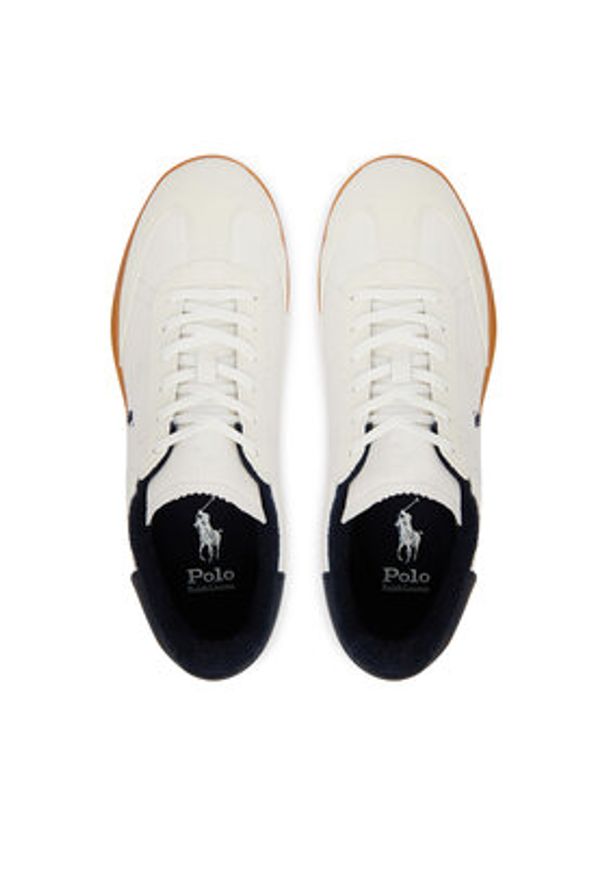Polo Ralph Lauren Sneakersy Hrt Aera Pp Sk Ltl 809P06951001 Biały. Kolor: biały. Materiał: skóra