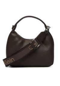 Calvin Klein Torebka LV04F3892G Brązowy ciemny. Kolor: brązowy. Materiał: skórzane #4