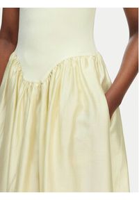BARDOT - Bardot Sukienka letnia Lorie 60385DB Kremowy Regular Fit. Kolor: kremowy. Materiał: syntetyk. Sezon: lato #5