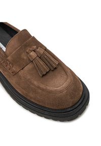 Marella Loafersy Barbian 2423526086 Brązowy. Kolor: brązowy. Materiał: skóra, zamsz #4