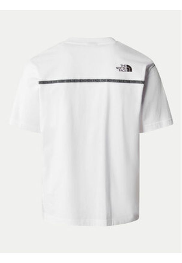 The North Face T-Shirt Zumu NF0A87DD Biały Regular Fit. Kolor: biały. Materiał: bawełna