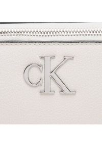 Calvin Klein Jeans Torebka Minimal Monogram Camera 18 K60K610683 Biały. Kolor: biały. Materiał: skórzane #2