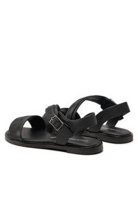 Calvin Klein Jeans Sandały Flat Sandal V3A2-80825-1688 M Czarny. Kolor: czarny. Materiał: skóra #5
