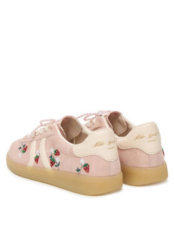 Aldo Sneakersy Chicsneaker 14296276 Różowy. Kolor: różowy. Materiał: zamsz, skóra