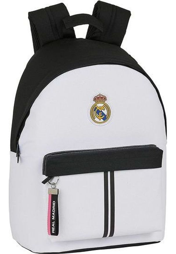 Plecak Real Madrid Plecak na Laptopa Real Madrid C.F. 20/21 14,1'' Biały Czarny. Kolor: biały, wielokolorowy, czarny
