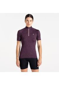 DARE 2B - Koszulka rowerowa damska Pedal Through It. Kolor: fioletowy. Materiał: jersey. Sport: taniec, joga i pilates