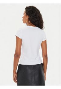 Guess T-Shirt W4YI67 K49A1 Biały Regular Fit. Kolor: biały. Materiał: syntetyk