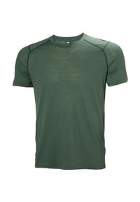 Koszulka Helly Hansen Durawool. Kolor: zielony. Sezon: lato. Sport: turystyka piesza #1