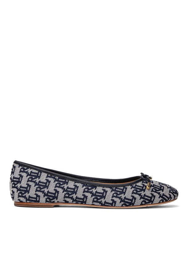 Baleriny damskie granatowe Lauren Ralph Lauren Jayna II. Kolor: niebieski. Styl: klasyczny