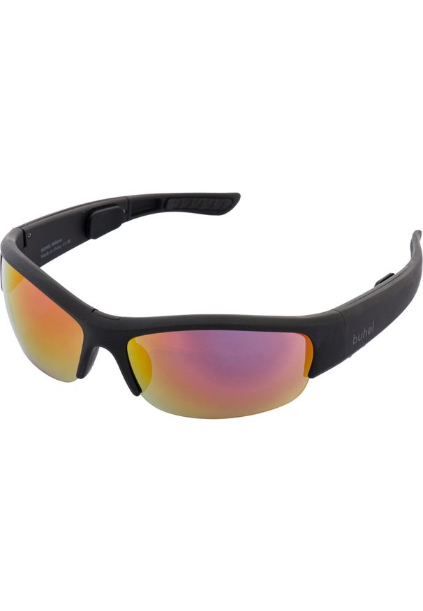 ZENZIMAT - Muzyczne okulary przeciwsłoneczne Buhel Tech SG05 z funkcją Bluetooth. Kolor: fioletowy, pomarańczowy, wielokolorowy