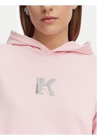 Karl Lagerfeld Jeans Bluza B2W20037 Różowy jasny Regular Fit. Kolor: różowy. Materiał: bawełna #4