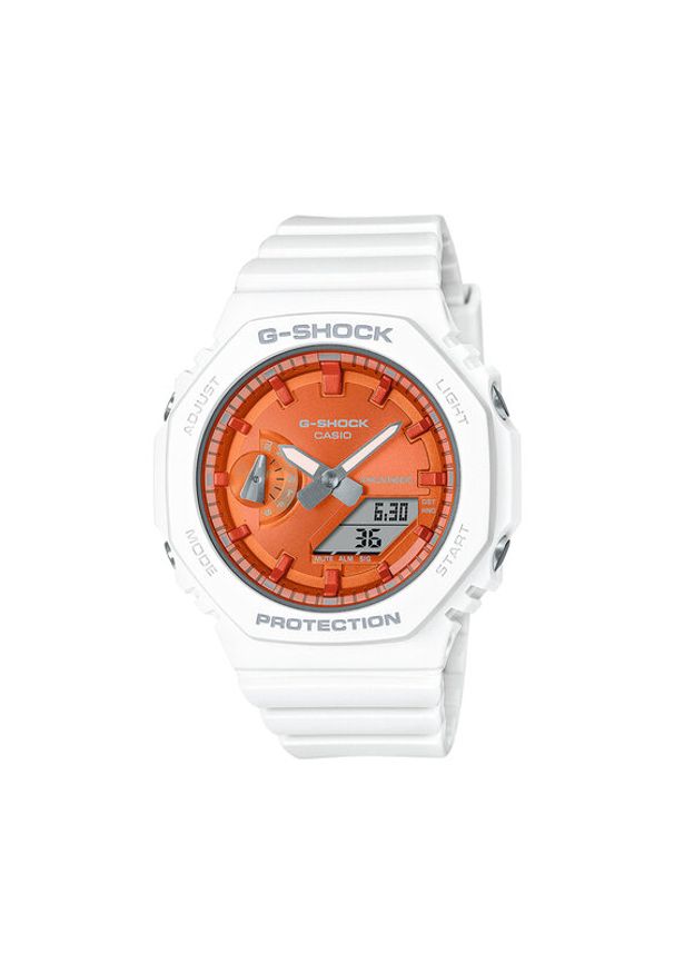 G-Shock Zegarek Sparkle of Winter GMA-S2100WS-7AER Biały. Kolor: biały