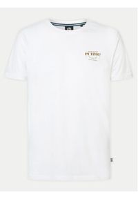 Petrol Industries T-Shirt M-1040-TSR603 Biały Regular Fit. Kolor: biały. Materiał: bawełna #3