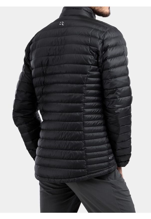 Kurtka puchowa męska Rab Microlight Jacket. Kolor: czarny. Materiał: puch. Sport: wspinaczka