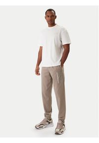 EA7 Emporio Armani T-Shirt 7M001402 AF22264 U0004 Écru Regular Fit. Materiał: bawełna #4