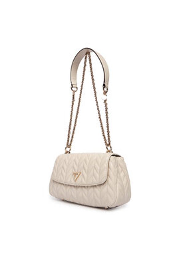 Guess Torebka Cheryl HWTQ97 20210 Écru. Kolor: kremowy. Materiał: skórzane