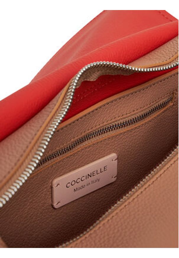 Coccinelle Torebka E1 SQ0 15 01 01 Brązowy. Kolor: brązowy. Materiał: skórzane