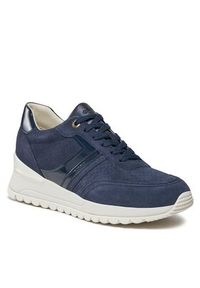 Geox Sneakersy D Desya D3500A 022NF C4002 Granatowy. Kolor: niebieski. Materiał: zamsz, skóra #3