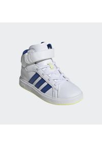 Adidas - Buty dla dzieci ADIDAS Grand Court Mid. Zapięcie: rzepy. Materiał: kauczuk, skóra, syntetyk #2