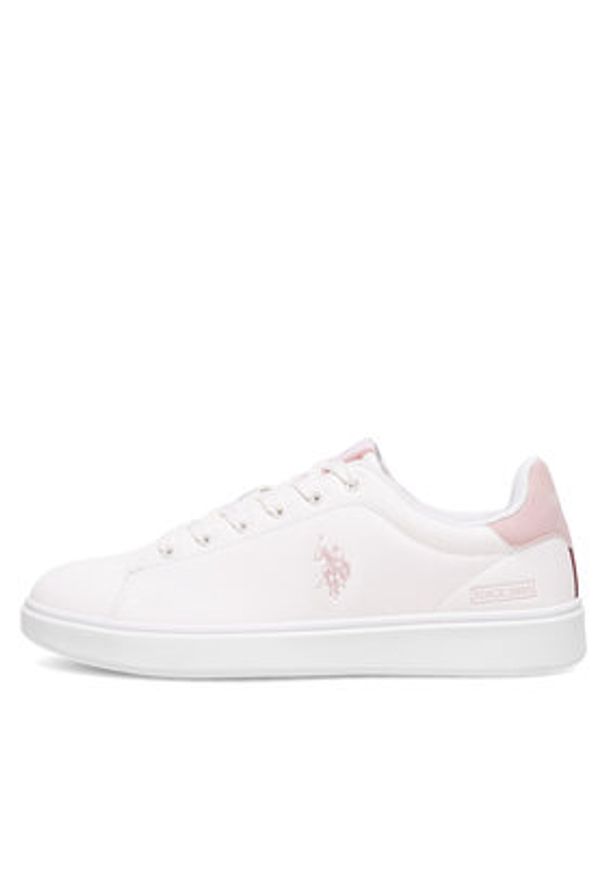 U.S. Polo Assn. Sneakersy MARLYN001 Biały. Kolor: biały. Materiał: skóra