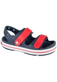 Sandały Crocs Crocband Cruiser 209423-4OT niebieskie. Zapięcie: pasek. Kolor: niebieski. Wzór: paski #2