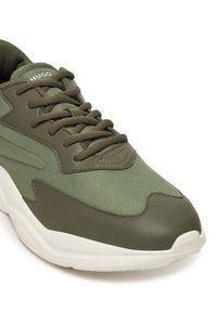 Hugo - HUGO Sneakersy Leon 50536960 Zielony. Kolor: zielony. Materiał: materiał #3