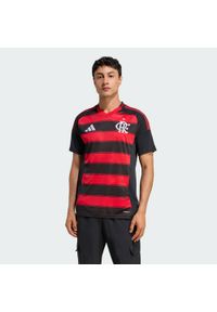 Adidas - Koszulka CR Flamengo 25 Home. Kolor: czarny. Materiał: materiał. Sport: piłka nożna