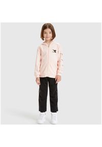 Diadora - Zestaw dresowy dziecięcy DIADORA JU.HD FZ TRACKSUIT CUBIC XL. Kolor: różowy. Materiał: dresówka