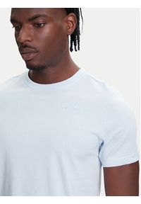 Kappa T-Shirt Logo Korpo Cafers 304J150 Błękitny Slim Fit. Kolor: niebieski. Materiał: bawełna #4