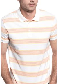 Wrangler - MĘSKA KOSZULKA POLO WRANGLER SS STRIPE POLO OFF WHITE W7F3K4737. Typ kołnierza: polo #7