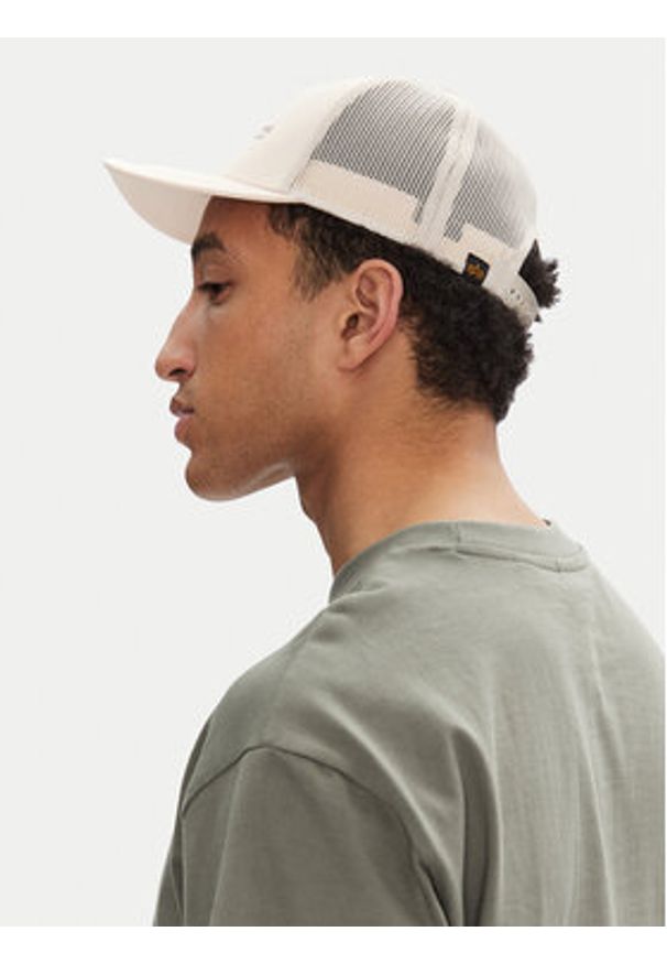 Alpha Industries Czapka z daszkiem Label 106901 Écru. Materiał: bawełna, materiał