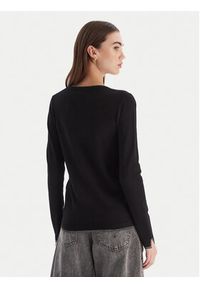 Liu Jo Sweter MF5227 MS49I Czarny Regular Fit. Kolor: czarny. Materiał: wiskoza, syntetyk #4