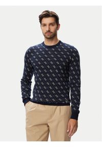 Guess Sweter M6YR11 Z0916 Granatowy Regular Fit. Kolor: niebieski. Materiał: syntetyk #1