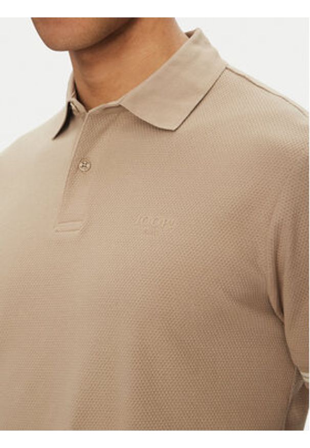 JOOP! Jeans Polo 15 JJJ-17Amare 30046012 Beżowy Modern Fit. Typ kołnierza: polo. Kolor: beżowy. Materiał: bawełna