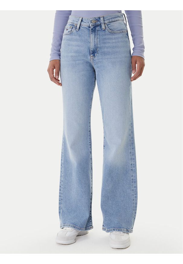 Tommy Jeans Jeansy Bella DW0DW22620 Niebieski Flare Fit. Kolor: niebieski