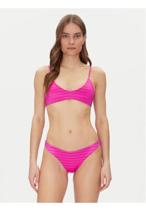Maaji Góra od bikini Deep Pink Balmy Sliding PT3195STR036 Różowy. Kolor: różowy. Materiał: syntetyk