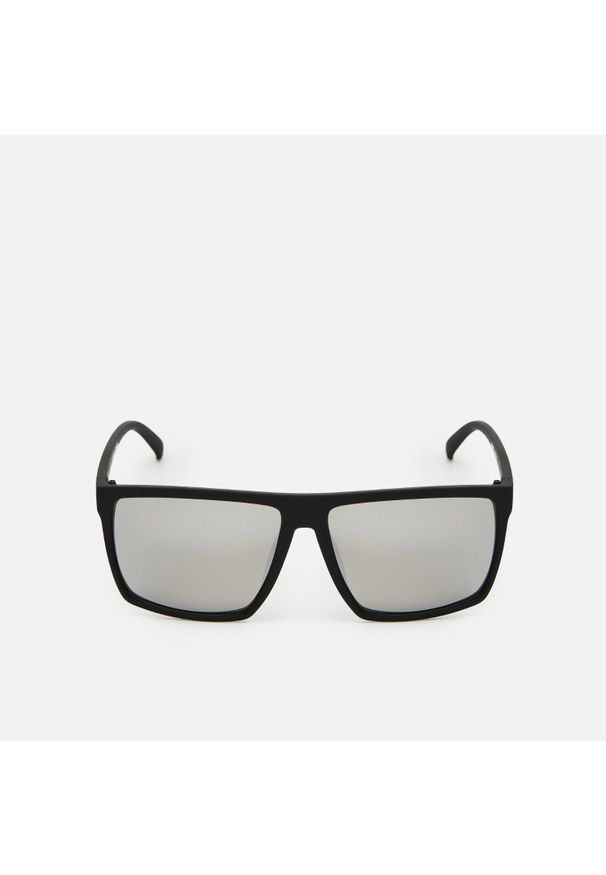 Cropp - Okulary przeciwsłoneczne - Szary. Kolor: szary