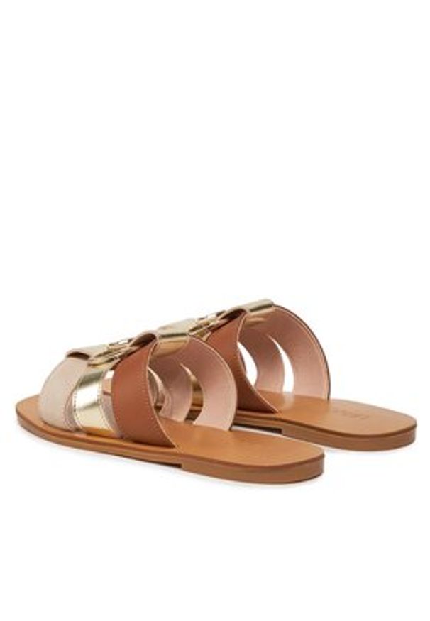 Liu Jo Klapki Saba 08 SA4119 PX488 Brązowy. Kolor: brązowy. Materiał: skóra