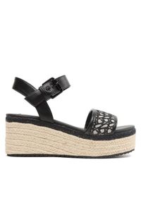 Pepe Jeans Espadryle Witney Jacquard PLS90594 Czarny. Kolor: czarny. Materiał: skóra #1