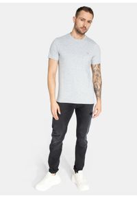 Koszulka męska Guess Cn Ss Core Tee (M1RI36I3Z11-LHY). Kolor: szary. Materiał: jeans, materiał, denim. Sezon: lato