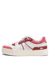 Lacoste Sneakersy L002 Evo Logo Tongue 747SFA0056 Biały. Kolor: biały. Materiał: materiał #6