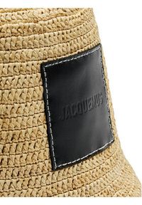 JACQUEMUS Kapelusz Cappello 245AC642 Beżowy. Kolor: beżowy. Materiał: materiał