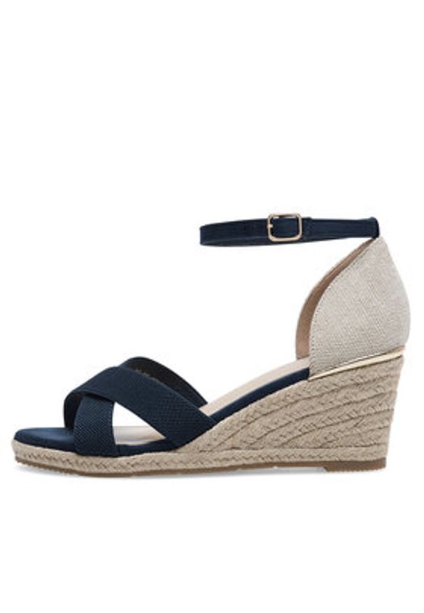 Clara Barson Espadryle WSS20802-03 Granatowy. Kolor: niebieski. Materiał: materiał