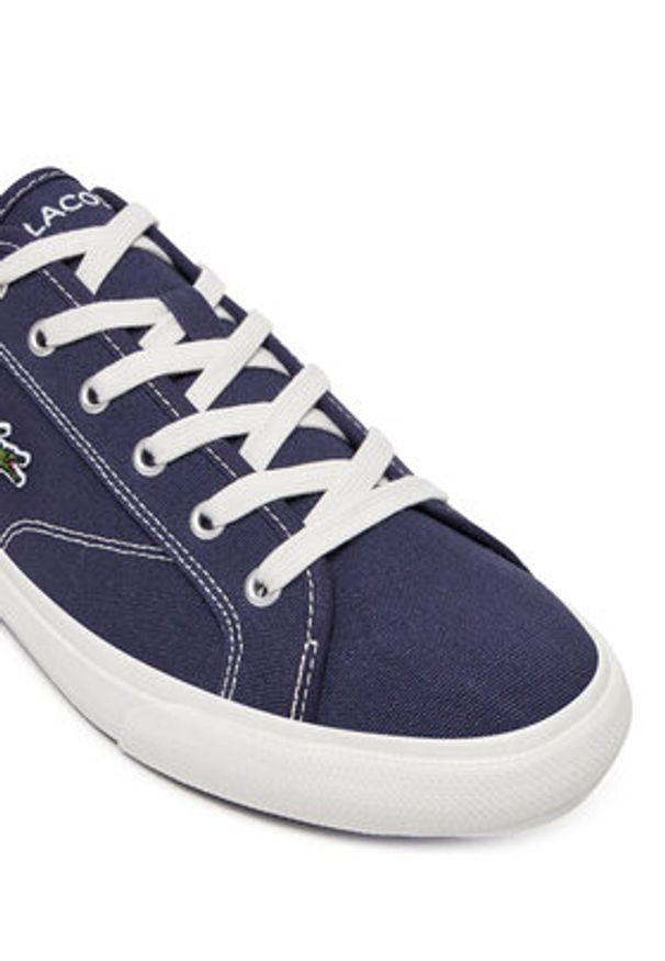 Lacoste Tenisówki Backcourt 7-49CMA0017 Granatowy. Kolor: niebieski. Materiał: materiał