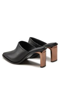 Calvin Klein Klapki Heel Mule Pump 70 LT HW0HW02091 Czarny. Kolor: czarny. Materiał: skóra #5