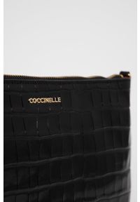 Coccinelle Torebka skórzana IV3 Mini Bag kolor czarny. Kolor: czarny. Materiał: skórzane. Rodzaj torebki: na ramię #5